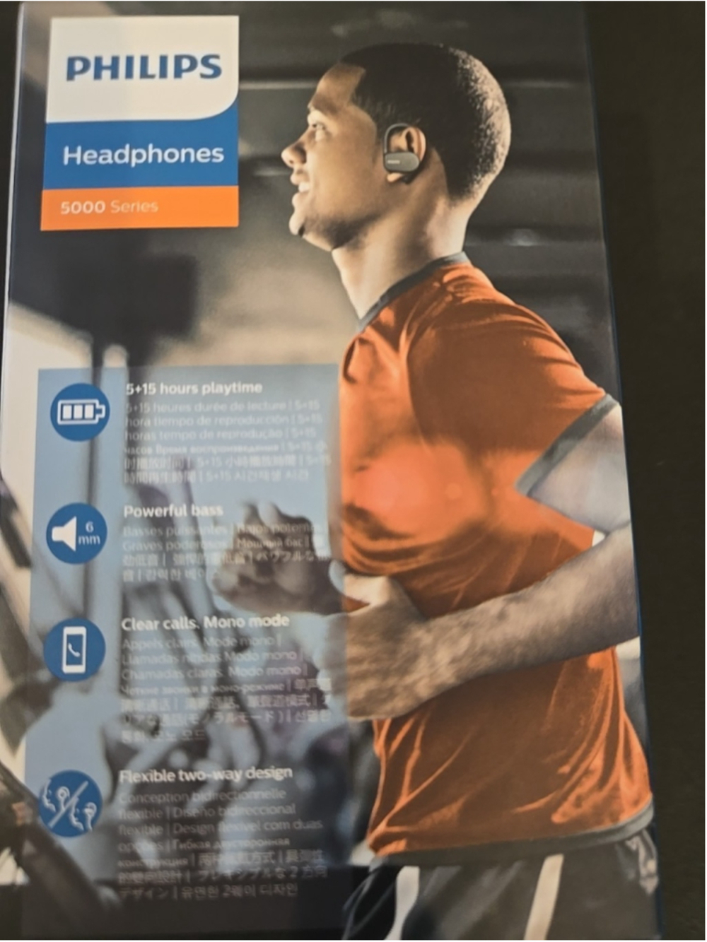 Philips Headphones 5000 Series Sports True Wireless TAA5205 New MSRP $120 (C-10)